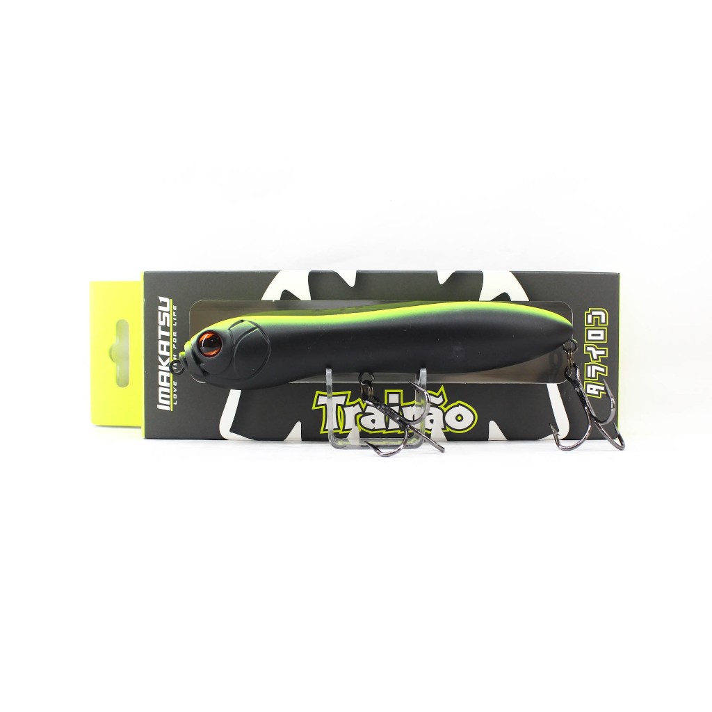Leurre Flottant Imakatsu Trairao Pencil 46 Hot Tiger - Topwater Pour Bass