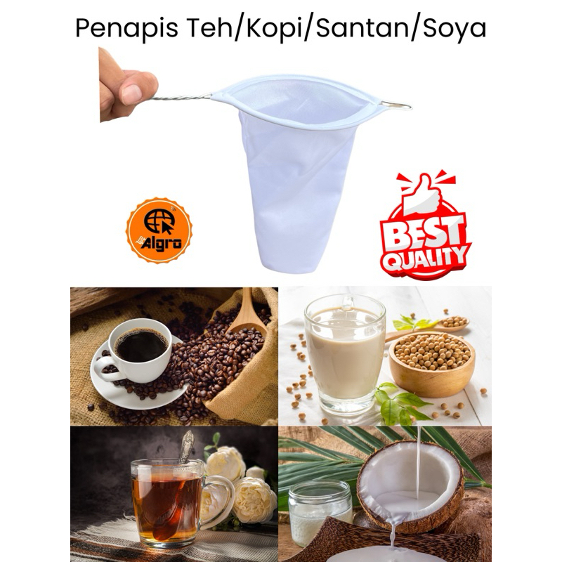 [READY STOCK] Coffee Tea Making Tool Soy Bean Coconut Milk Filtrator ...