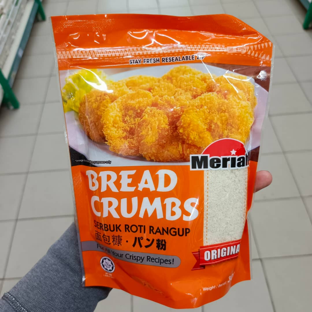 BREAD CRUMBS serbuk roti rangup Meriah ORIGINAL 300g | Shopee Malaysia