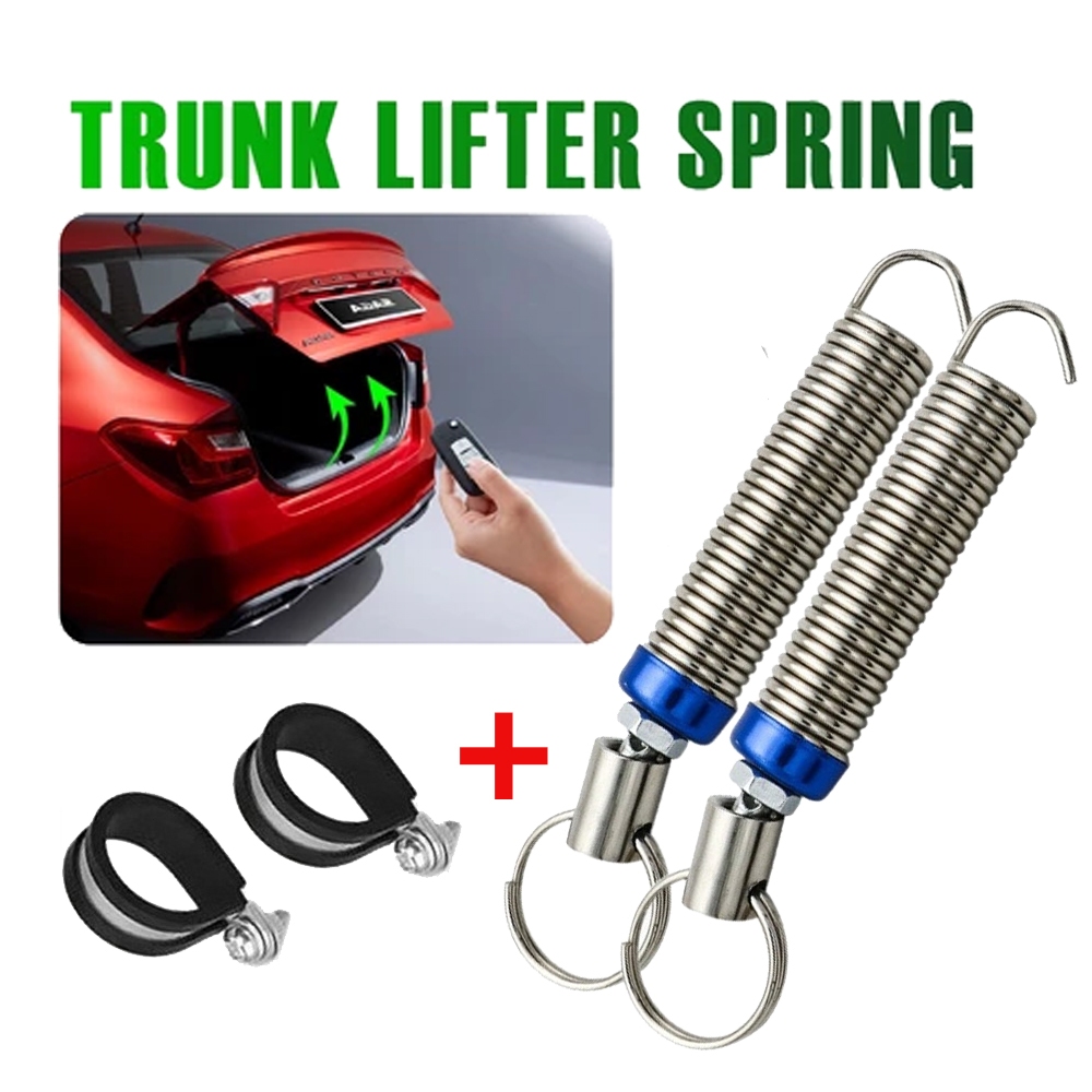 2PCS Car Universal Rear Bonnet Trunk Boot Lifter Spring Bracket Blue ...