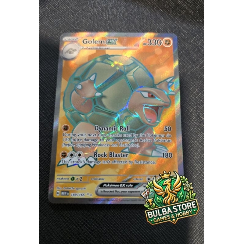 Golem Ex 189/165 SV3.5 MEW Pokemon 151 Pokmon TCG Card Game Scarlet &  Violet Original | Shopee Malaysia