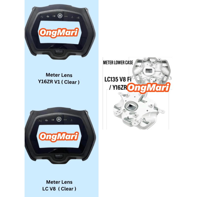 Yamaha Y16ZR LCFi LC V8 LC135 FI meter casing cover speedometer Bawah ...