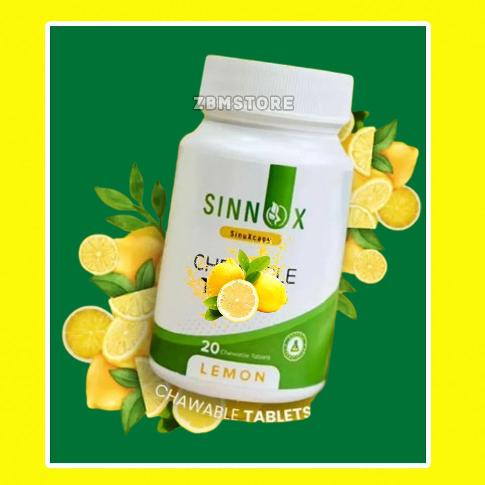 Sinnox Hq Chewable Tablet -Untuk Masalah Sinus Resdung Murah Viral ...