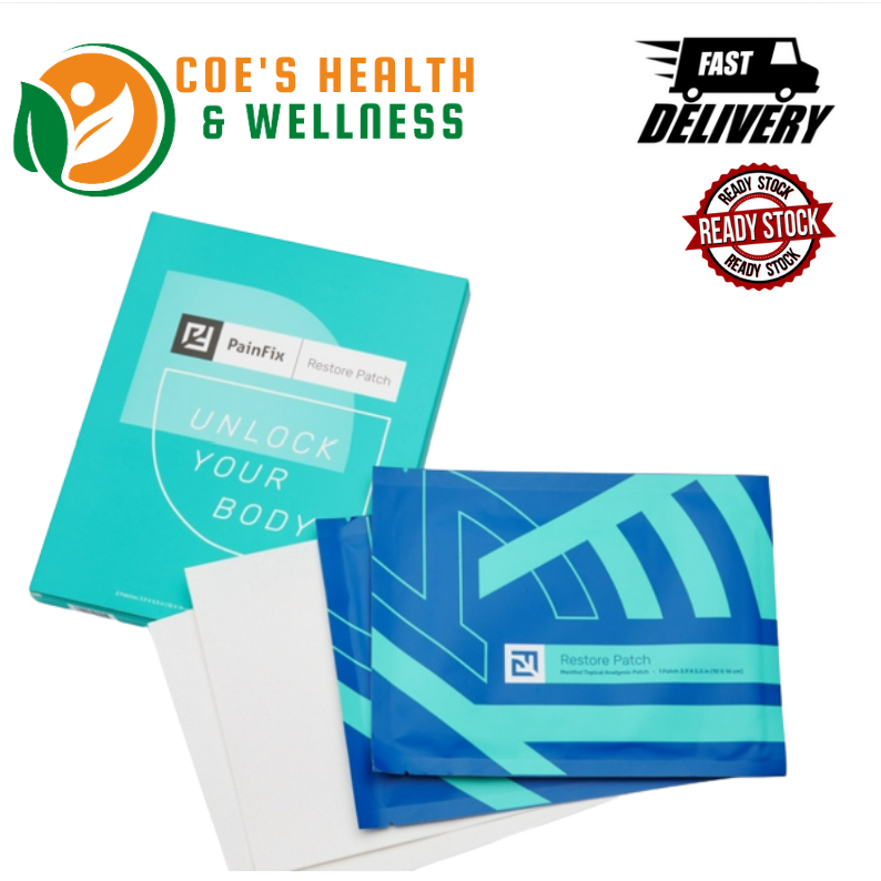 PainFix Restore Patches for Muscle & Joint Pain Relief, Knee & Back ...