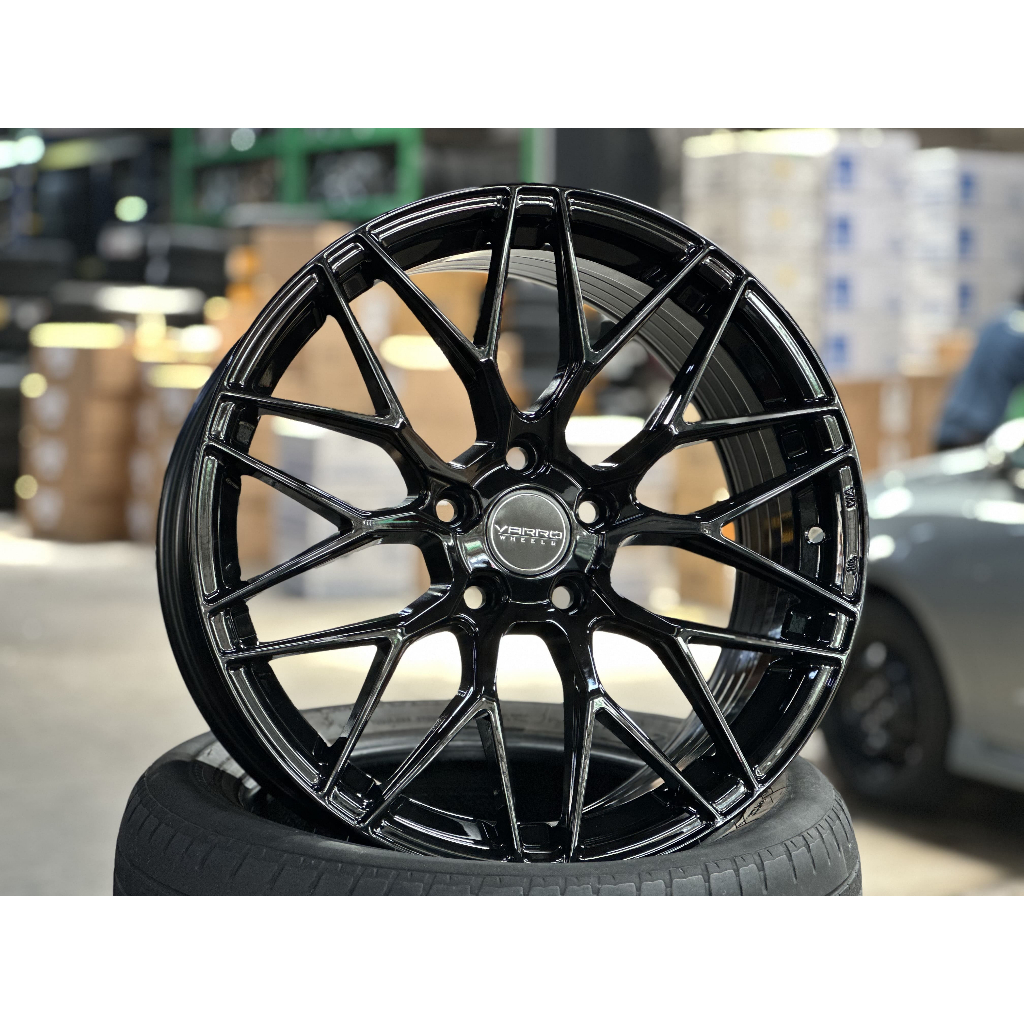 NEW 18X8.5J Varro VD06X Rim (set of 4) Graphite 5X112 Golf MK6 MK7 MK8 ...
