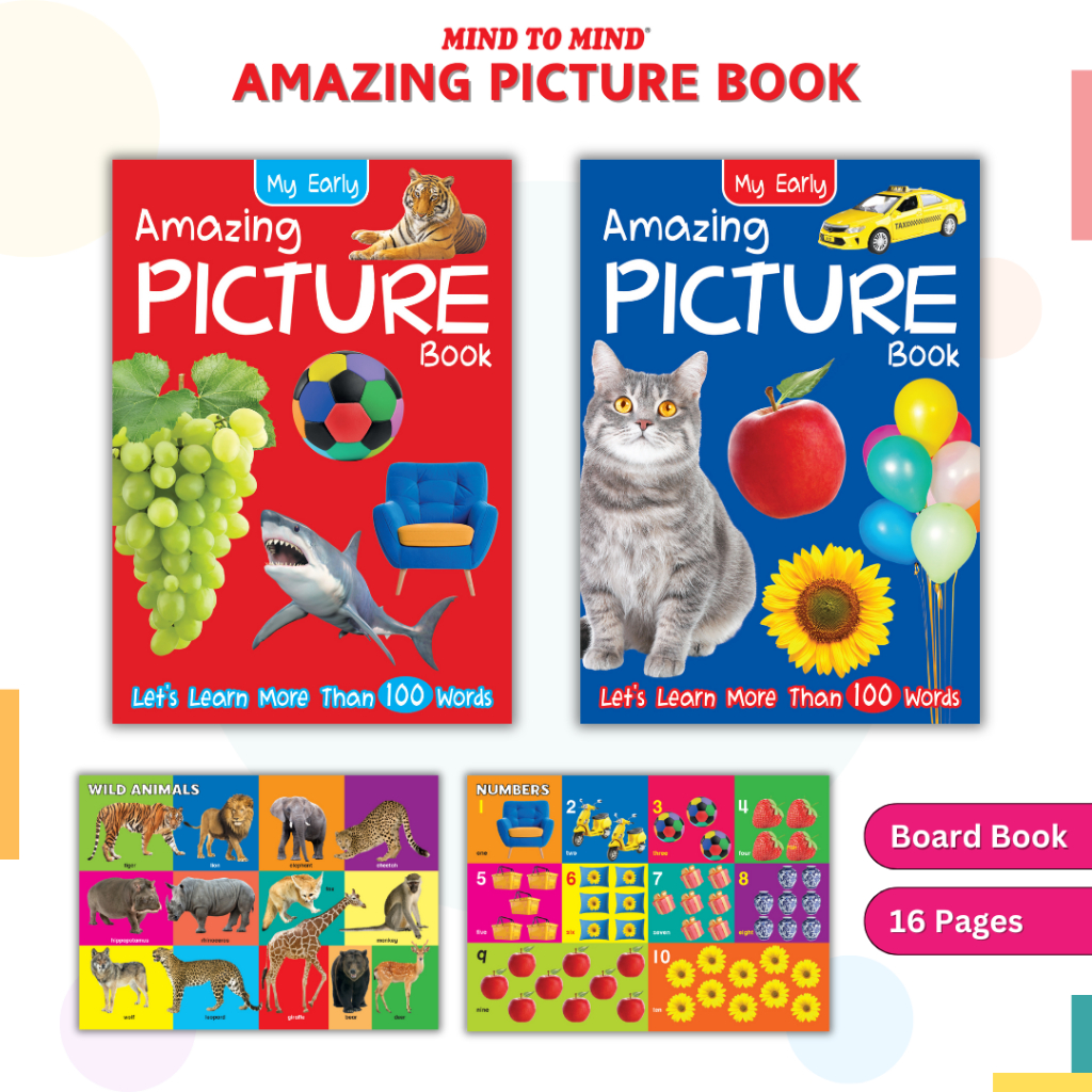 My Early Amazing Picture Books (Board Book Full Colour) Children's