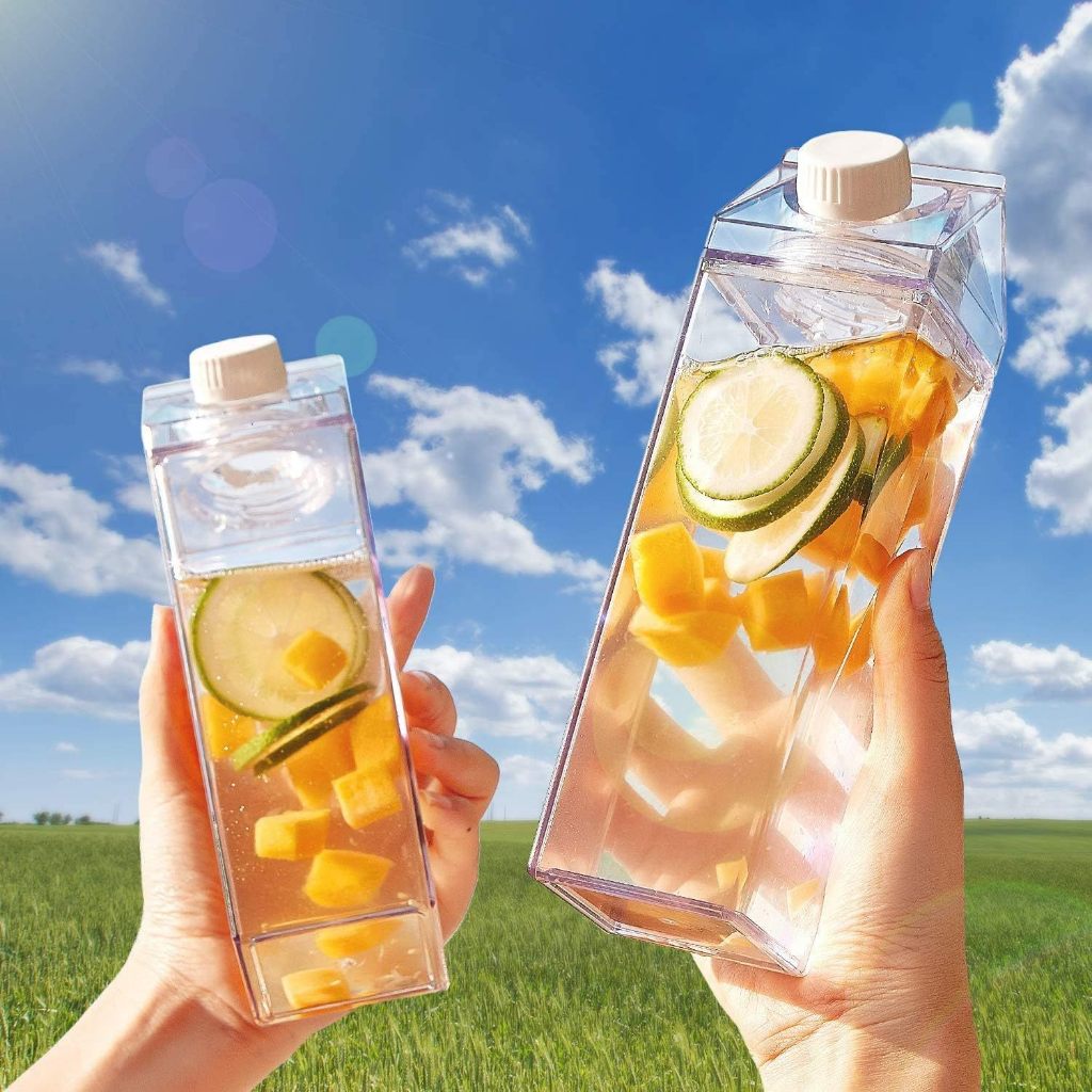 500ml 1L Reusable Milk Bottle Container Water Botol Bekas Air Botol ...