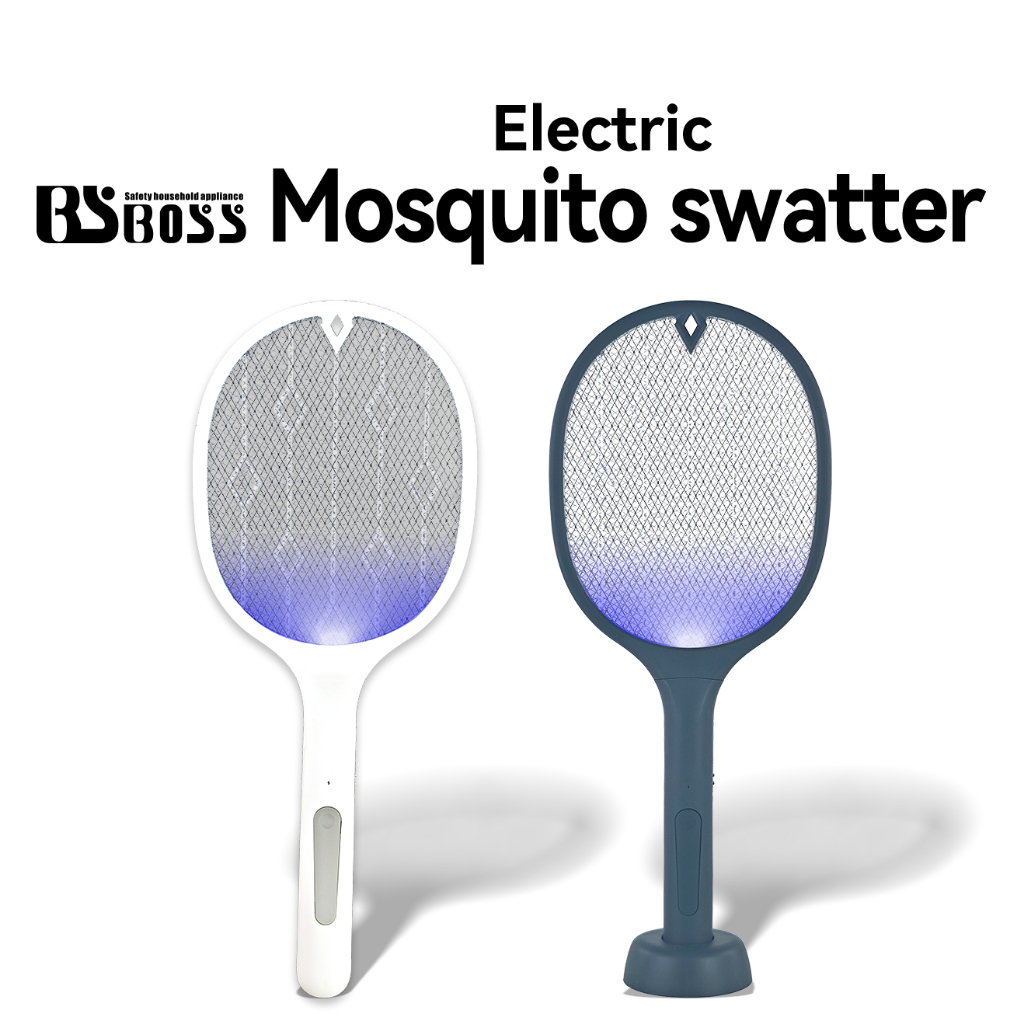 BSBOSS Rechargeable 2 In 1 Electric Mosquito Killer Racket With LED ...