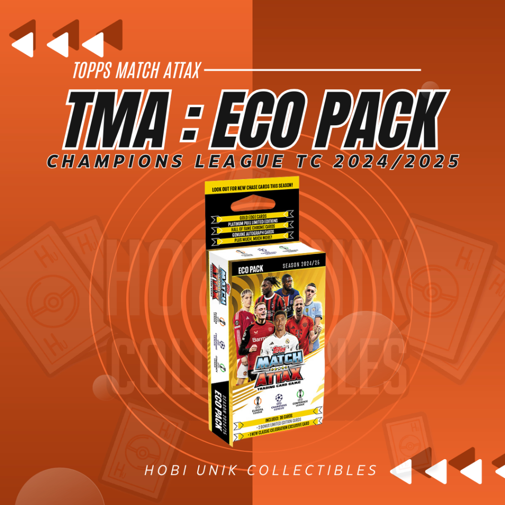 (Live Rip)[TOPPS] Match Attax UEFA 24/25 Eco Pack | Shopee Malaysia
