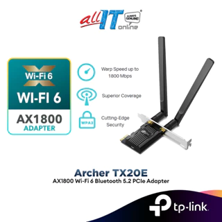 TP-Link Archer TX20E AX1800 Wi-Fi 6 Bluetooth 5.2 PCIe Adapter