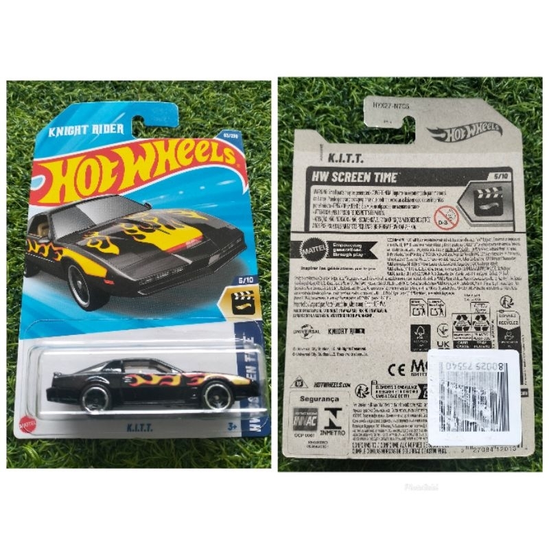 Hot Wheels K.I.T.T. – HW Screen Time 5/10 – Échelle 1:64 – Knight Rider – Mattel 2025 – Carte Courte