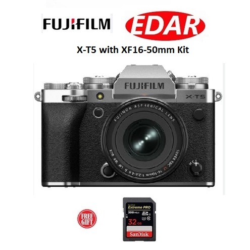 ( Ready Stock- Fujifilm X-T5 XT5 Body & Kit 16-50mm Digital Mirrorless ...