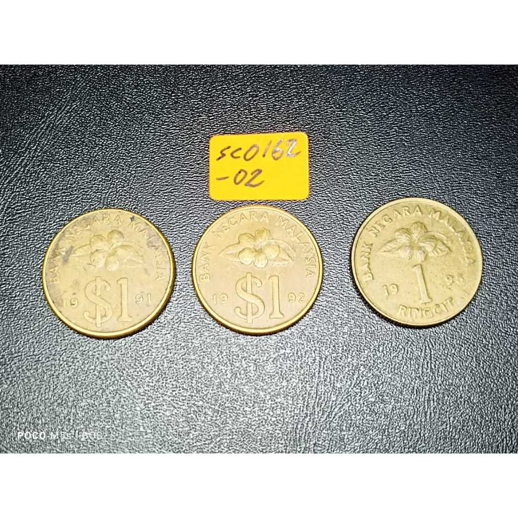 Syiling Emas RM1 (1 Ringgit) 1991 1992 & 1995 3 Biji Set | Shopee Malaysia