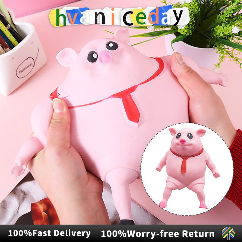 Piggy Stress Relieving Toy 3D Animal Funny Pig Man Sensory Stress Toy ...