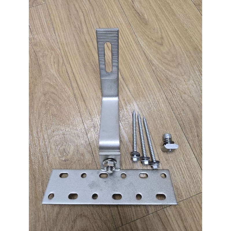 SUS304 Solar Panel Tile Roof Hook 96mm Mounting Bracket (adjustable) c ...