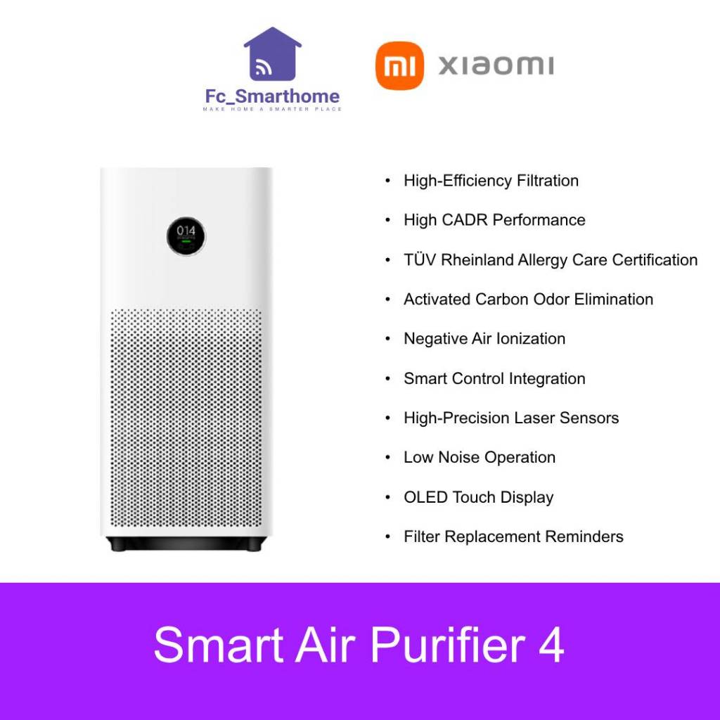 Xiaomi Smart Air Purifier 4 | High CADR | High-Efficiency Filtration ...