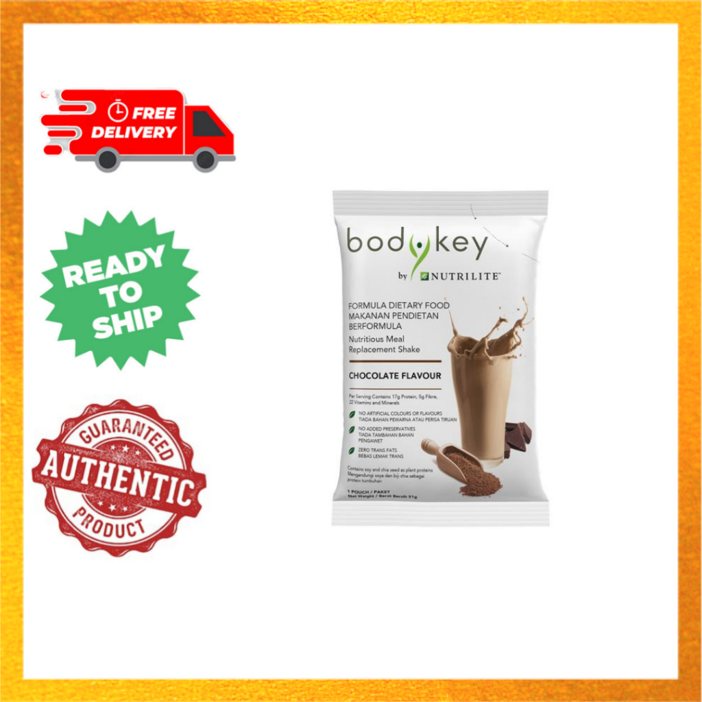 BodyKey by Nutrilite Meal Replacement Shake - loose 1 pouch (Chocolate ...