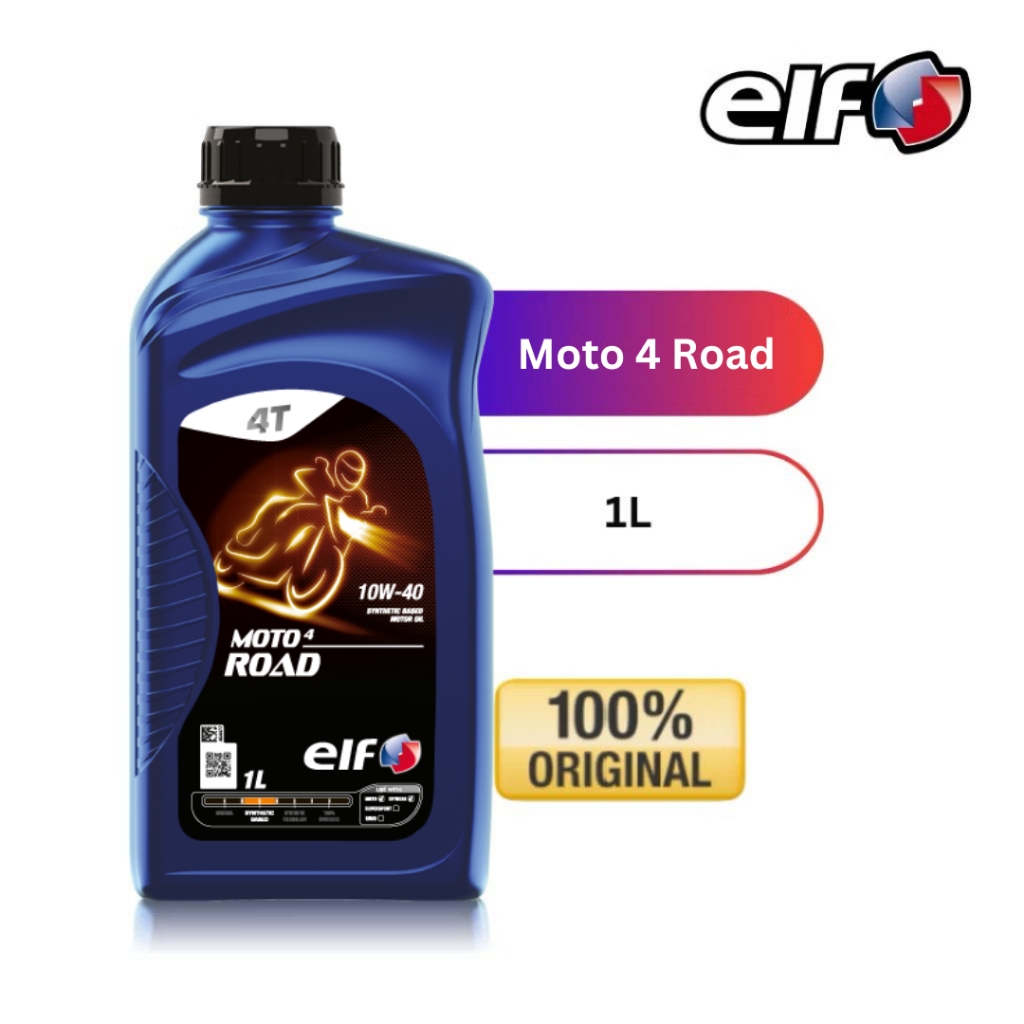Elf Lubricant Moto 4 Road 15W-50 & 10W-40 (1L) | Shopee Malaysia