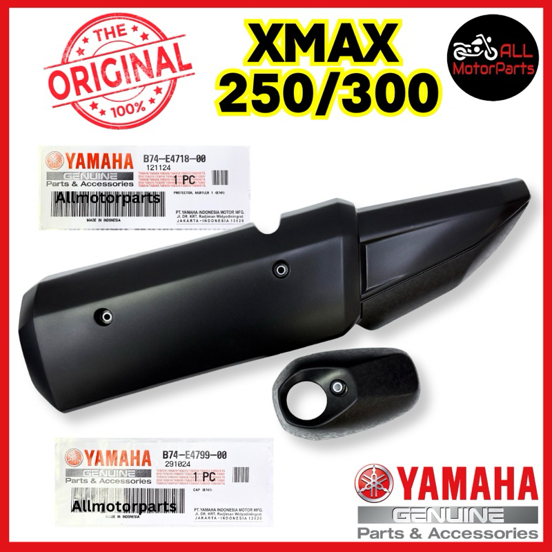 [100% ORI] XMAX X-MAX 250 EXZOS EXHAUST COVER PROTECTOR MUFFLER B74 ...