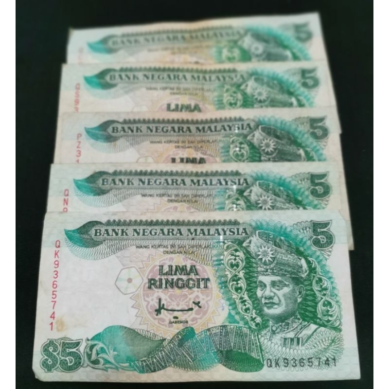 Offer Banknote Rm5 Siri 7 Kurang Cantik Seperti di gambar | Shopee Malaysia