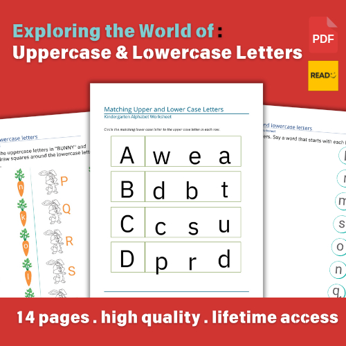 003 | Exploring the World of: Uppercase & Lowercase Letters | Softcopy ...