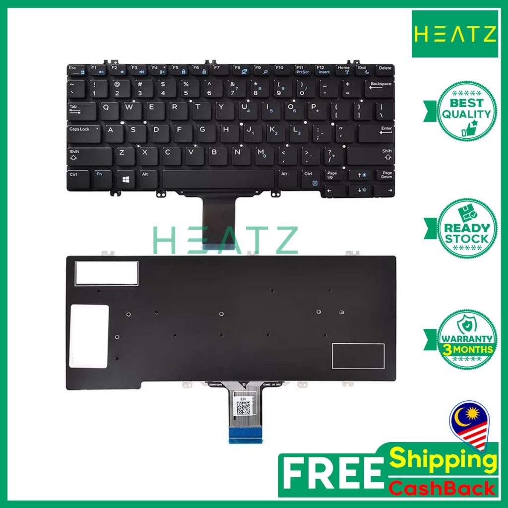Laptop Keyboard Del Latitude E7280 7290 7390 E7285 5290 E5285 5289 ...