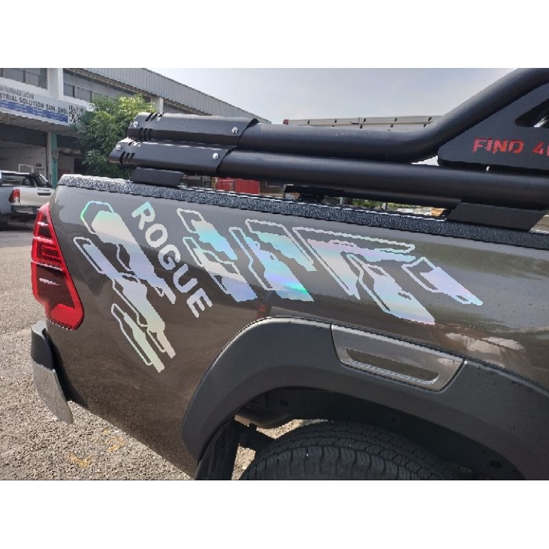 Toyota Hilux Revo Cut out rainbow effect sticker | Shopee Malaysia