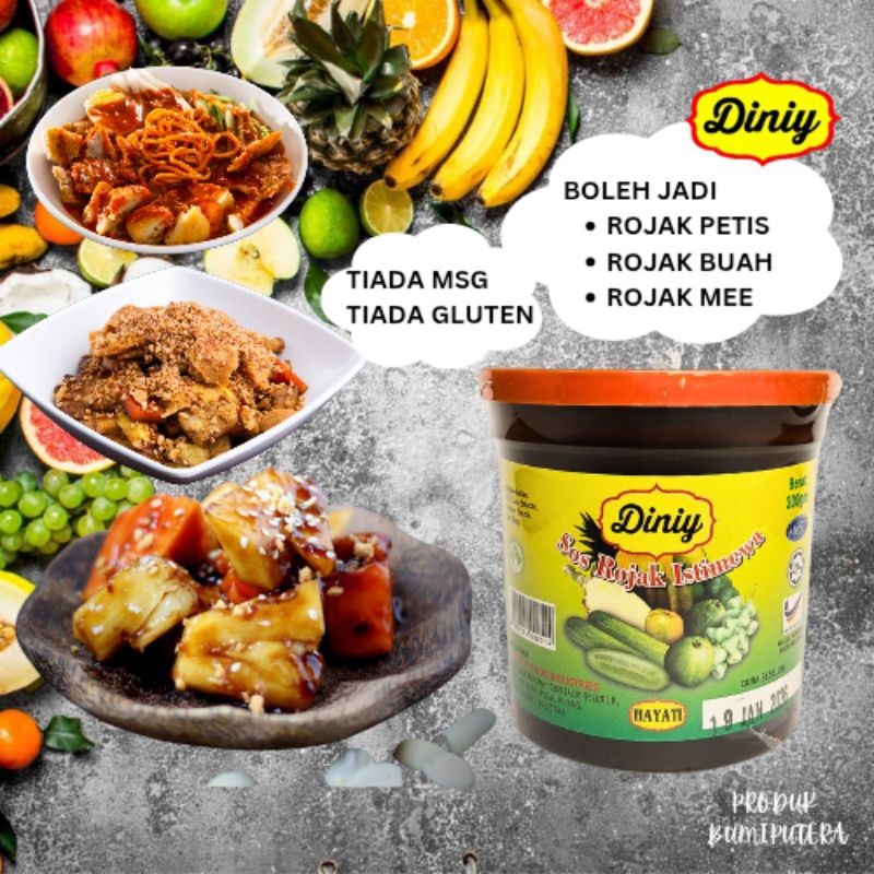 Diniy Sos Rojak Istimewa | Shopee Malaysia