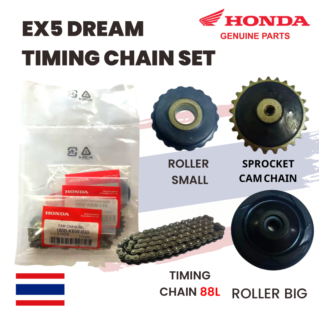 TIMING CHAIN COMP SET EX5 DREAM WAVE100 HONDA | Shopee Malaysia