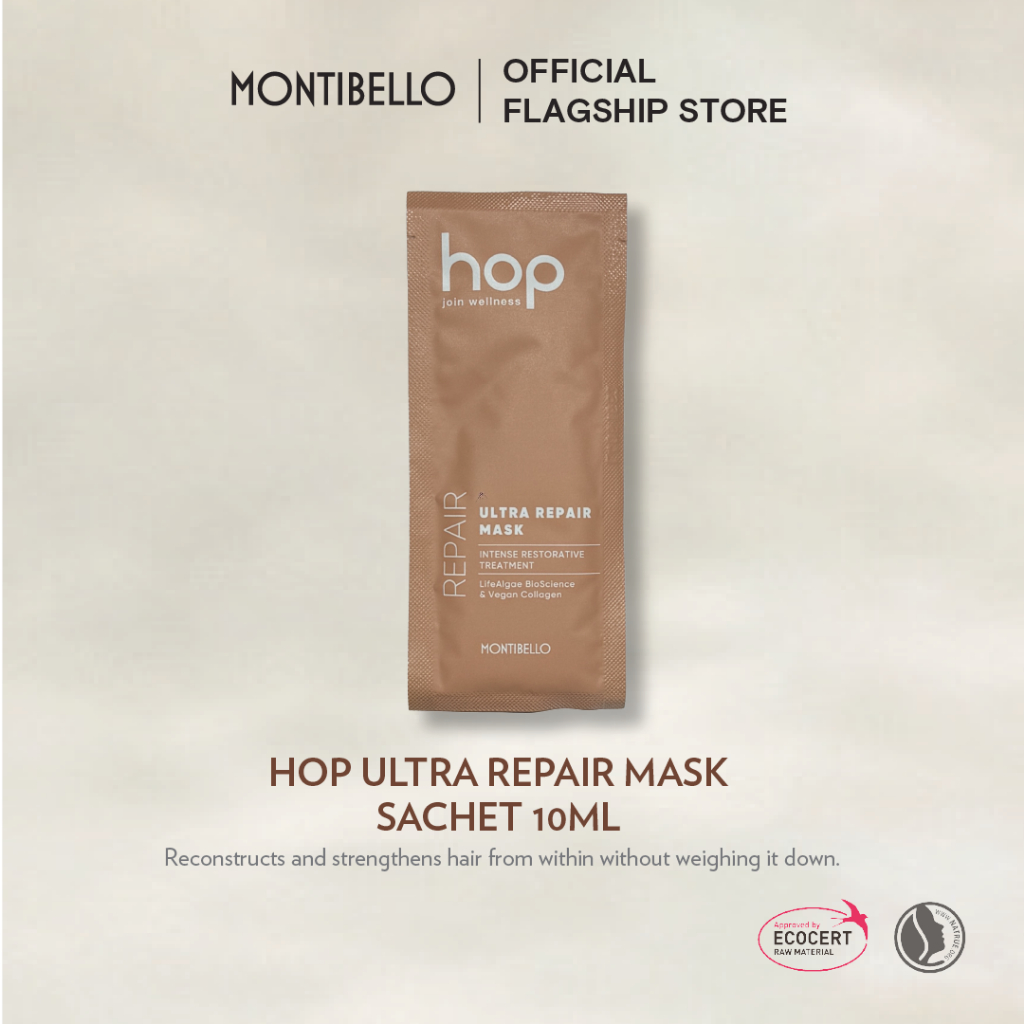 [Montibello] HOP Ultra Repair Mask Sachet 10ml | Shopee Malaysia