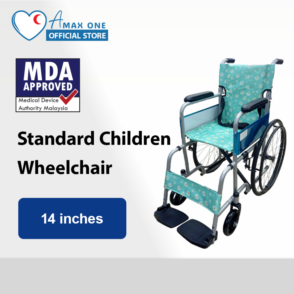 [Same-Day Delivery] Standard Children Wheelchair Kerusi Roda Ringan ...