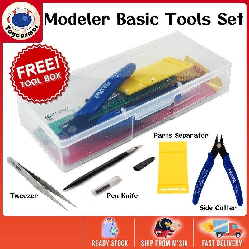 Modelling Beginner Essential Accessories Basic Tools Set - Cutter ...