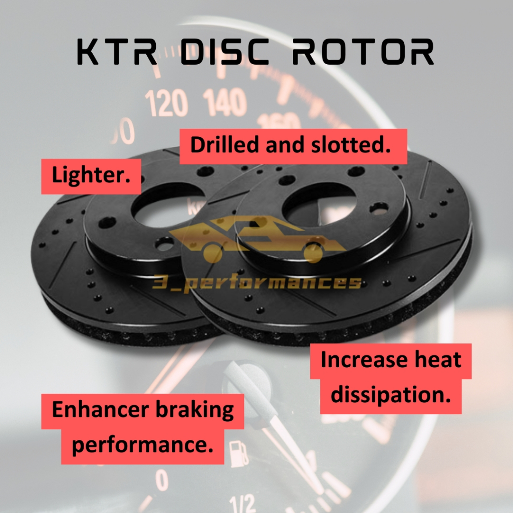 PERODUA KTR Disc Rotor Alza Kancil Kelisa Kenari Myvi Axia Bezza Viva ...