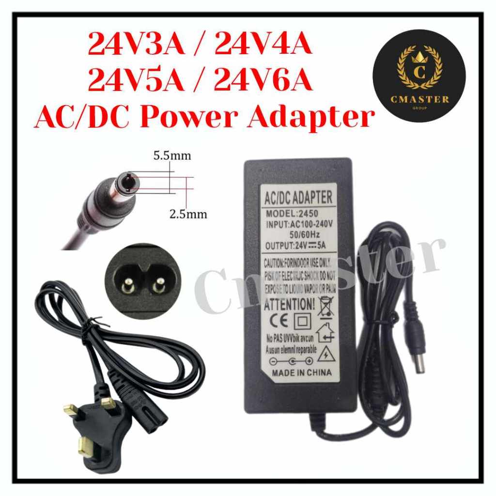 24V 3A /24V 4A / 24V 5A / 24V 6A AC/DC Adapter 24V3A / 24V4A / 24V5A ...