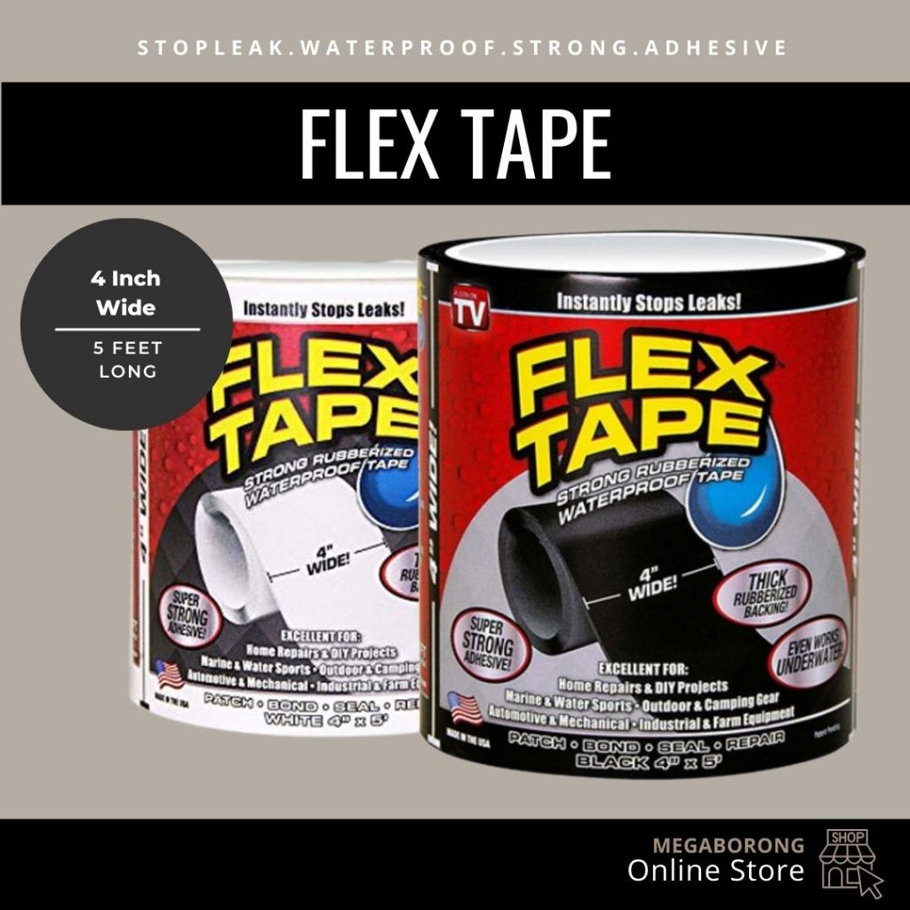 Flex Rubberized Elastic Strong Seal Stop Leaking Adhesive Waterproof ...
