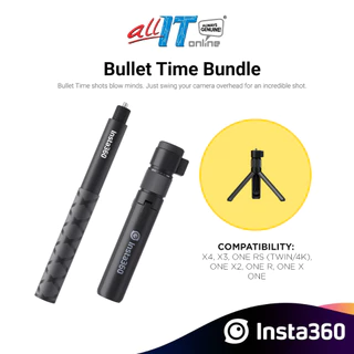 Insta360 Multifunction Bullet Time Accessory Stick with Tripod - Compatible with Insta360 X4, X3, ONE RS (Twin/4K)