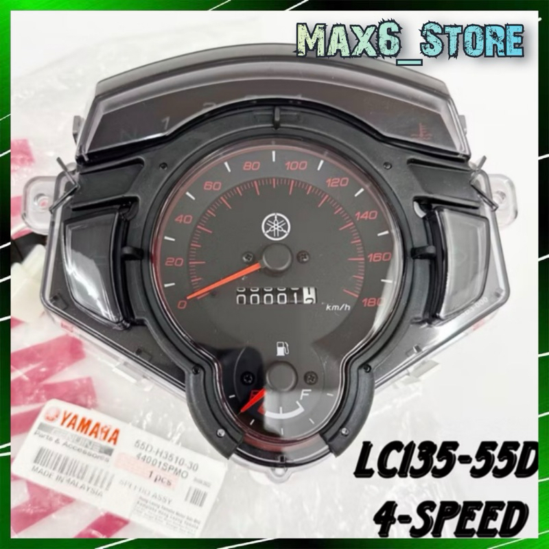 [100% ORI ] YAMAHA LC135 NEW 4 SPEED V2 V4 V5 V6 V7 LC SPEEDOMETER ...