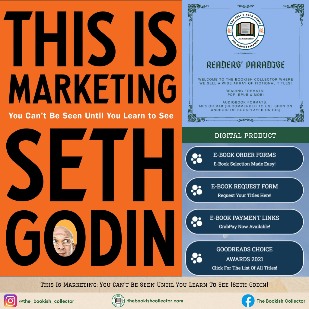 This Is Marketing You Can T Be Seen Until You Learn To See Seth Godin