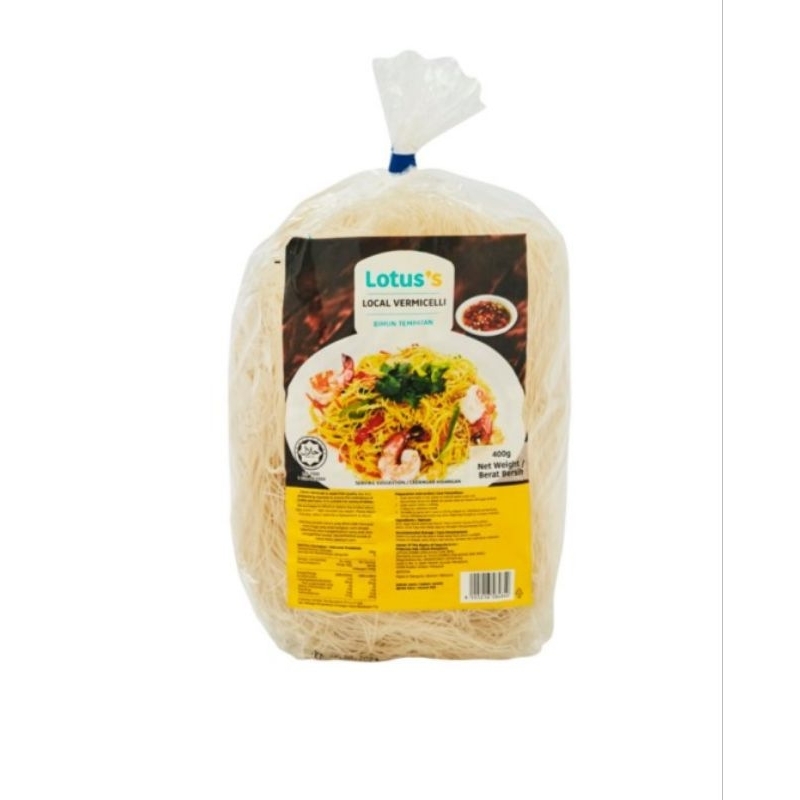 LOTUS HALAL Local Vermicelli|Bihun Segera 400g | Shopee Malaysia