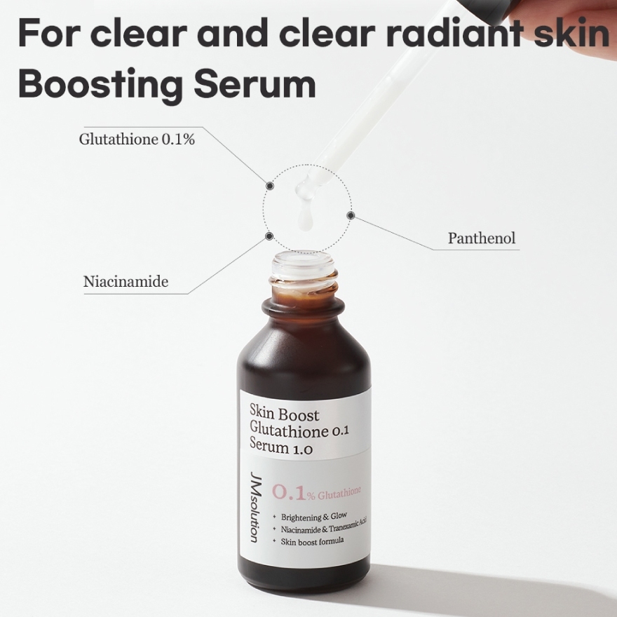 glutathione booster malaysia JMsolution Skin Boost Glutathione 0.1 Serum 1.0 (30 ML)