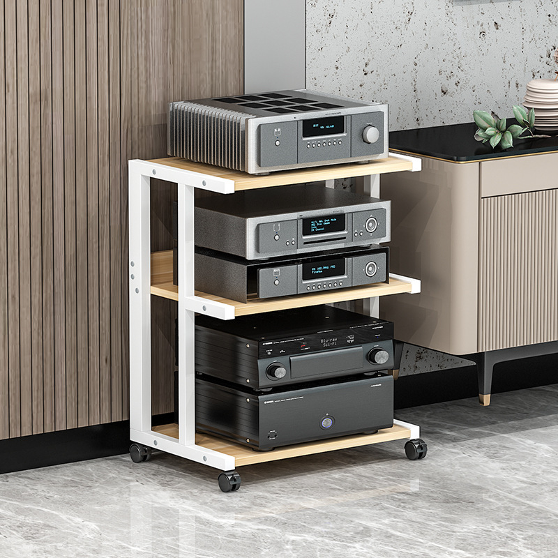 Multi-layer Movable Speaker Cabinet HiFi Equipment Storage Stand Tripod ...