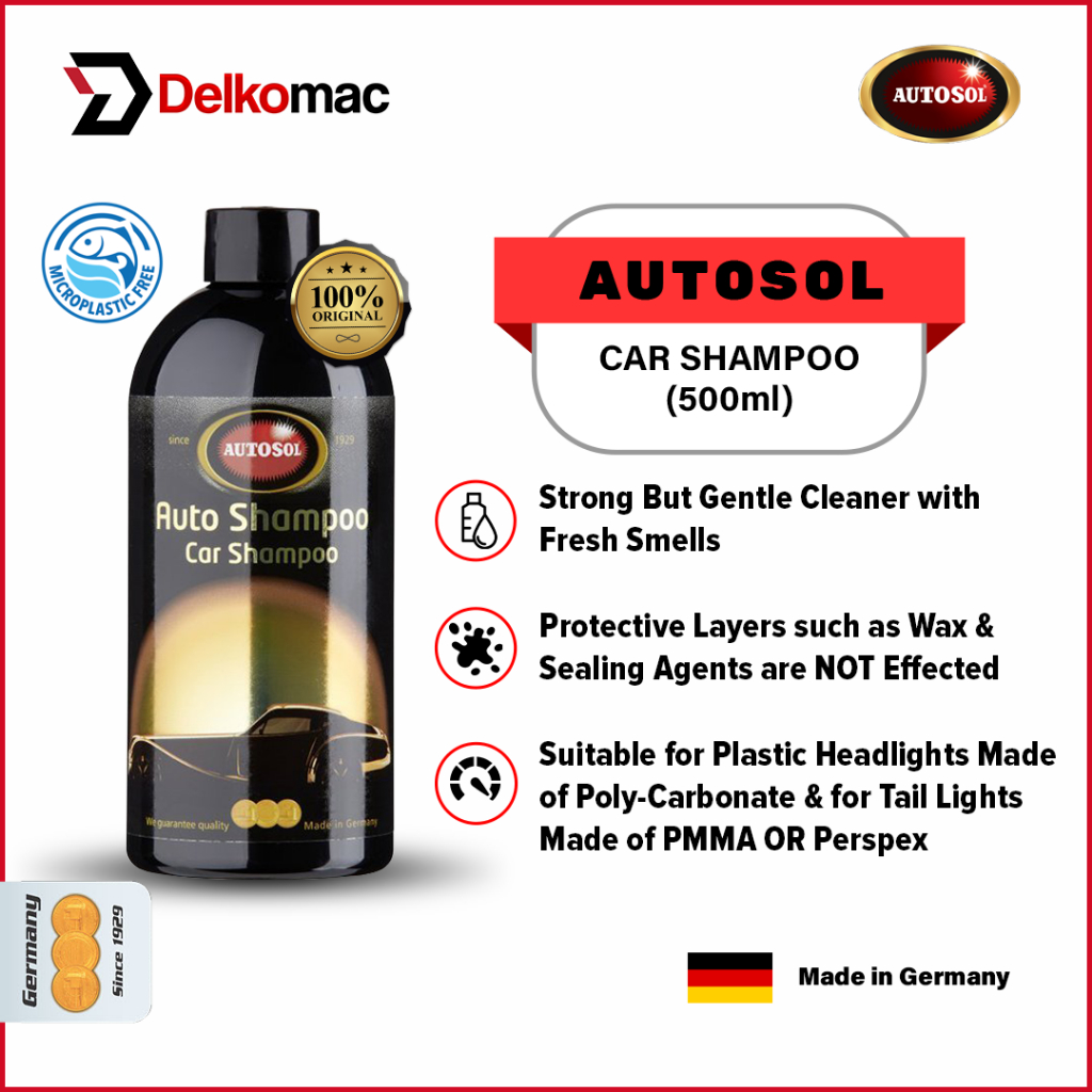 Shampoo Auto Per Vernici Opache Autosol - 500ml