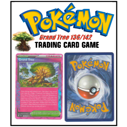 Pokemon Trading Card English Version - Grand Tree 136/142 | Shopee Malaysia