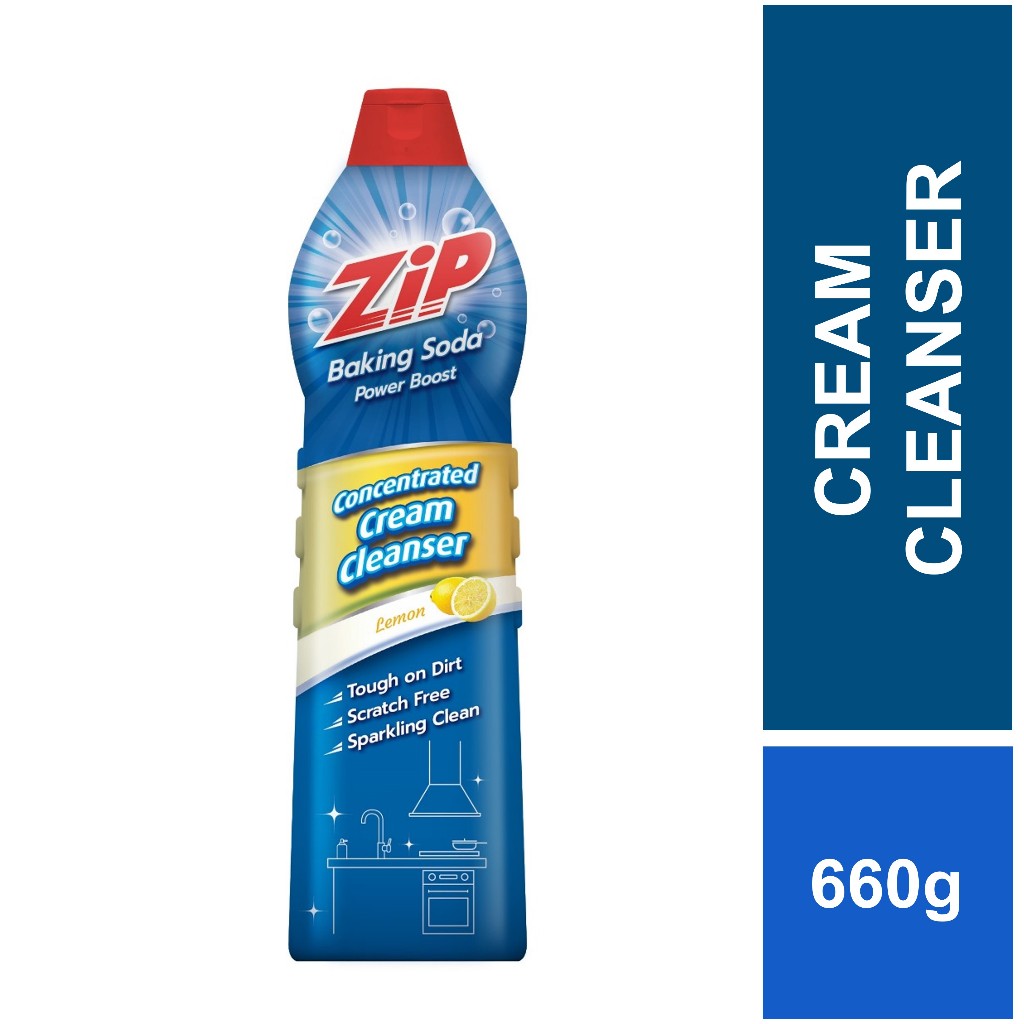 Zip Baking Soda Concentrated Cream Cleanser Lemon 660g | Shopee Malaysia
