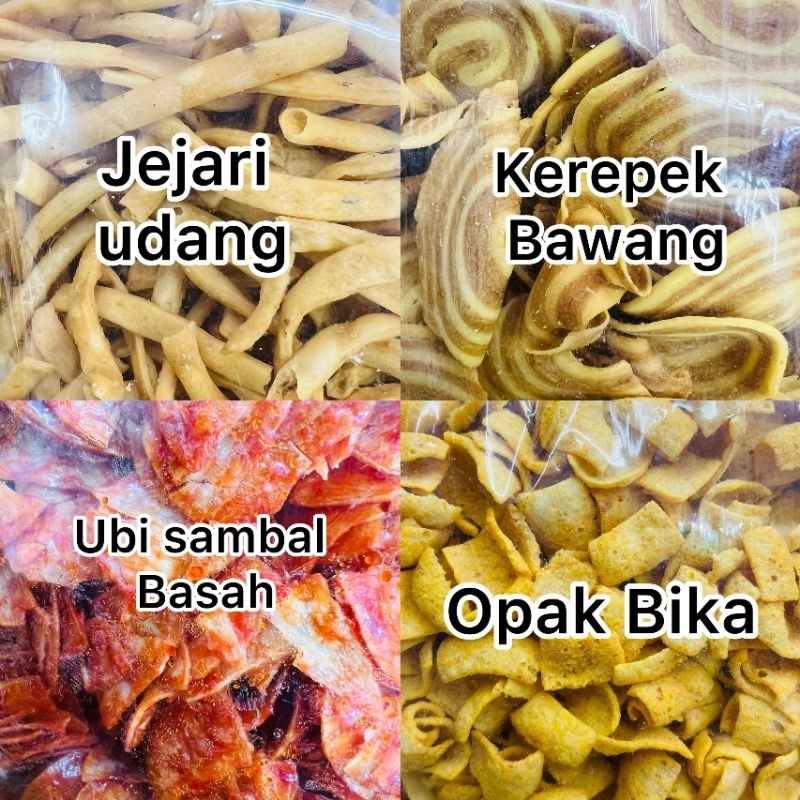 500G / 200G **KEREPEK RAYA 2025 KEREPEK JEJARI UDANG / KEREPEK BAWANG ...