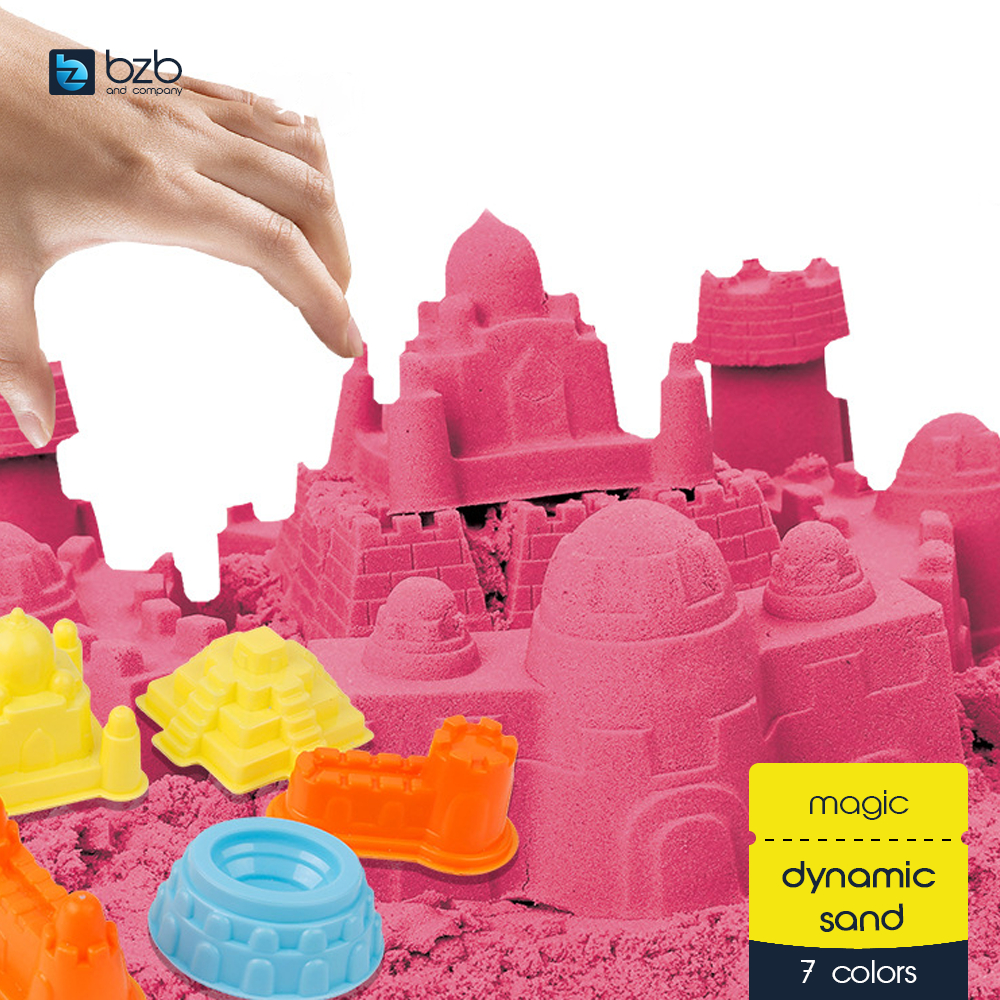 Magic Dynamic Sand Toy Soft Colorful Clay Children Play Sand Kid ...