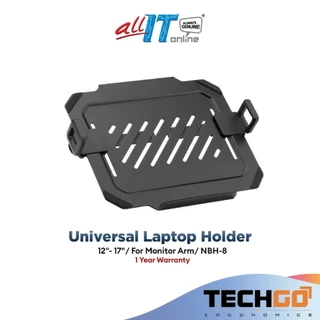 Techgo Bracket 12"- 17" Universal Laptop Holder For Monitor Arm (NBH-8)
