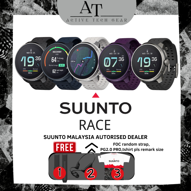 🔥[NEW] Suunto Race All Black Ultimate Performance Watch for Racing and ...