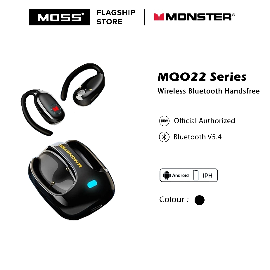 Monster Wireless Bluetooth OWS Earbuds MQO22 | Shopee Malaysia