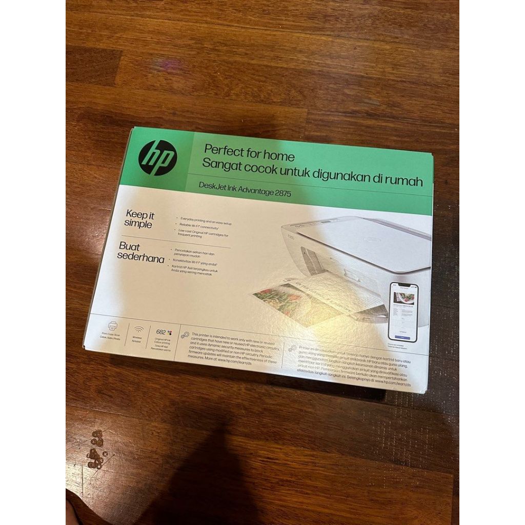 HP DeskJet Ink Advantage 2875 Wireless All-in-One Printer (Include 1 ...